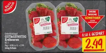 NP Discount GUT&GÜNSTIG Erdbeeren 500g Angebot