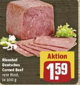 REWE Rienshof Deutsches Corned Beef rein 100 g Angebot