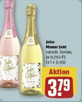 REWE Jules Mumm Sekt  0,75-1-FL Angebot