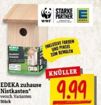 NP Discount EDEKA zuhause Nistkasten Angebot