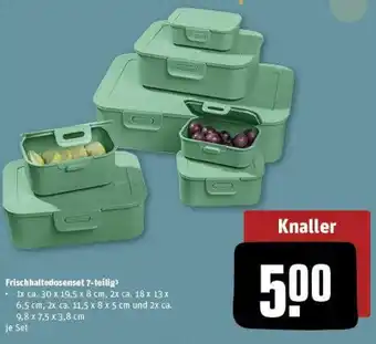 REWE Frischhaltedosenset 7-teilig³ Angebot