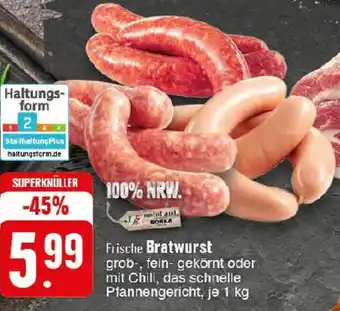 Edeka Frische Bratwurst 1 kg Angebot