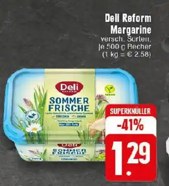 Edeka Dell Reform Margarine 500 g Becher Angebot