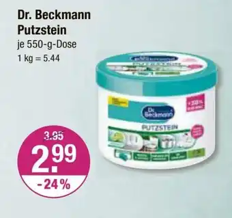 V Markt Dr. Beckmann Putzstein je 550-g-Dose Angebot