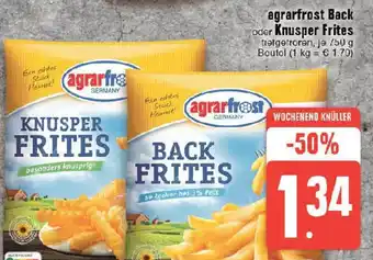 Edeka agrarfrost Back oder Knusper Frites Angebot