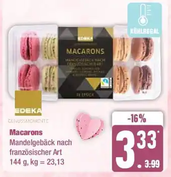 Edeka EDEKA GENUSSMOMENTE Macarons 144 g Angebot