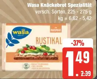 Edeka Wasa Knäckebrot Spezialität 225 - 275 g Angebot