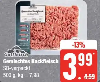 Edeka Gutfleisch Gemischtes Hackfleisch SB-verpackt 500 g Angebot