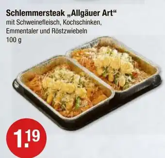 V Markt Schlemmersteak ,,Allgäuer Art" 100g Angebot