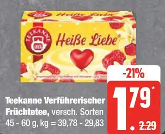 Edeka Teekanne Verführerischer Früchtetee 45-60 g Angebot