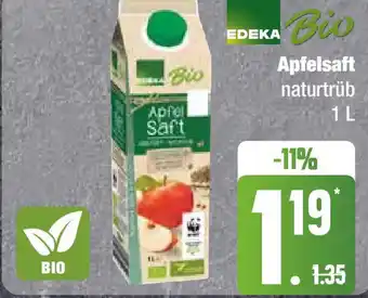 Edeka EDEKA Bio Apfelsaft naturtrüb 1 L Angebot