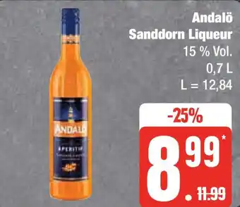 Edeka Andalö Sanddorn Liqueur 0,7 l Angebot