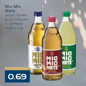 Edeka Mio Mio Mate 0,5 l Flasche Angebot