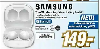 Expert Klein Samsung True Wireless Kopfhörer Galaxy Buds2 Angebot