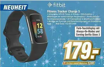 Expert Klein Fitbit Fitness Tracker Charge 5 Angebot