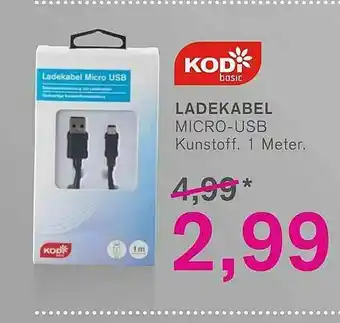 KODi Ladekabel Micro-usb Angebot