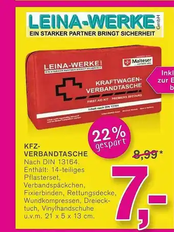 KODi Leina-werke Kfz Verbandtasche Angebot