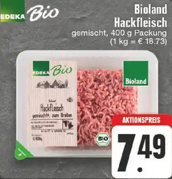 Edeka EDEKA Bio Bioland Hackfleisch 400 g Packung Angebot