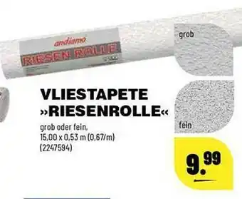 Leitermann Baumarkt Vliestapete Riesenrolle Angebot