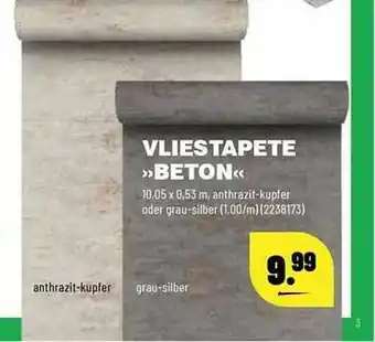 Leitermann Baumarkt Vliestapete Beton Angebot