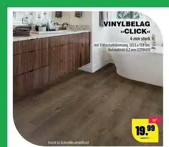 Leitermann Baumarkt Vinylbelag Click Angebot