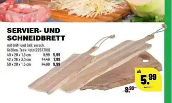 Leitermann Baumarkt Servier- Und Schneidbrett Angebot