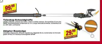 Leymann Baustoffe Teleskop-schneidgiraffe Oder Adapter-baumsäge Angebot