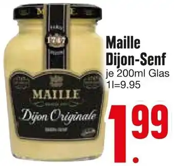 Edeka Maille Dijon-Senf 200 ml Glas Angebot