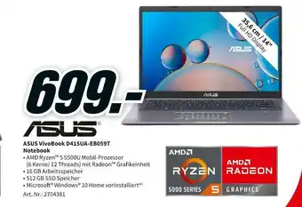 MediaMarkt Asus vivobook d415ua-eb059t Angebot