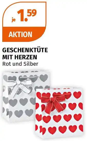 Müller GESCHENKTÜTE MIT HERZEN Angebot