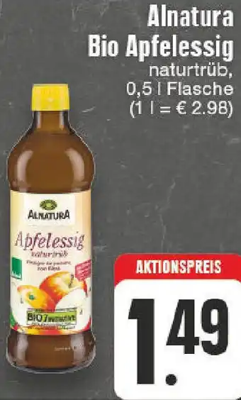 Edeka Alnatura Bio Apfelessig 0,5 L Flasche Angebot