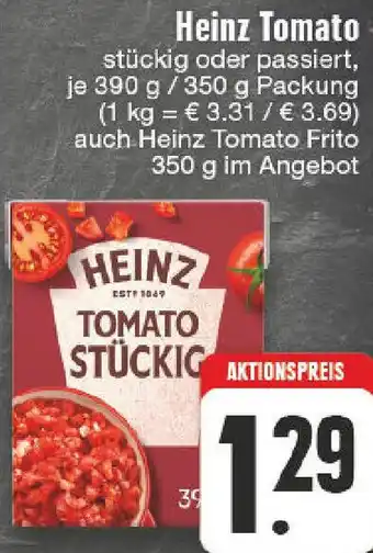 Edeka Heinz Tomato 390/350 g Packung Angebot