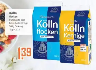 Klaas und Kock Kölln flocken Blütenzarte oder Echte Kölln Kernige 500g Angebot