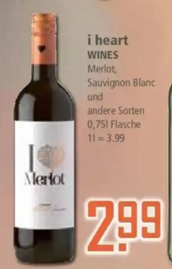 Klaas und Kock i heart WINES Merlot, Sauvignon Blanc 750ml Angebot