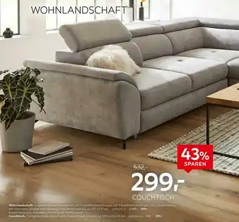 XXXLutz Wohnlandschaft oder couchtisch Angebot