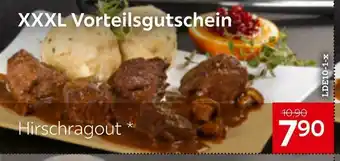 XXXLutz Xxxl restaurant xxxl vorteilsgutschein hirschragout Angebot