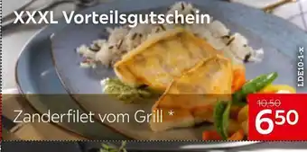 XXXLutz Xxxl restaurant xxxl vorteilsgutschein zanderfilet vom grill Angebot