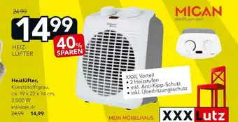 XXXLutz Mican heizlüfter Angebot