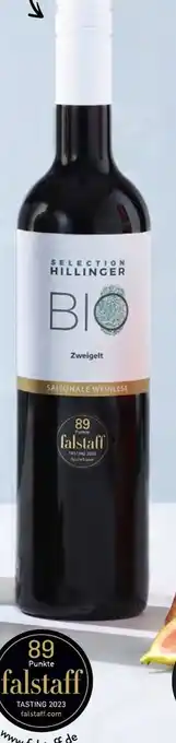 Aldi Süd 2022 Selection Hillinger Bio-Zweigelt 0,75 L Flasche Angebot