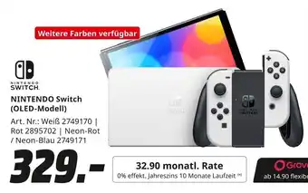 MediaMarkt NINTENDO Switch (OLED-Modell) Angebot