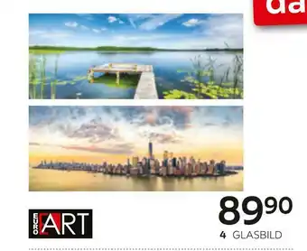 XXXLutz Glasbild „steg iv“ oder glasbild „new york skyline vi" Angebot