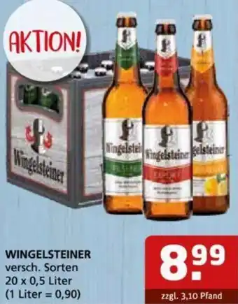 Getränke Quelle WINGELSTEINER 20 x 0,5 Liter Angebot