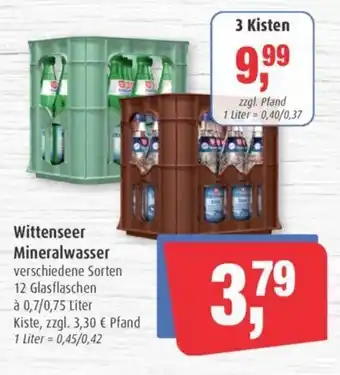 Markant Wittenseer Mineralwasser 12*700/750ml Angebot