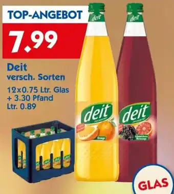 Hol'ab Getränkemarkt Deit 12x0.75 Ltr. Glas Angebot