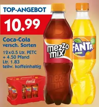 Hol'ab Getränkemarkt Coca-Cola 12x0.5 Ltr. Angebot