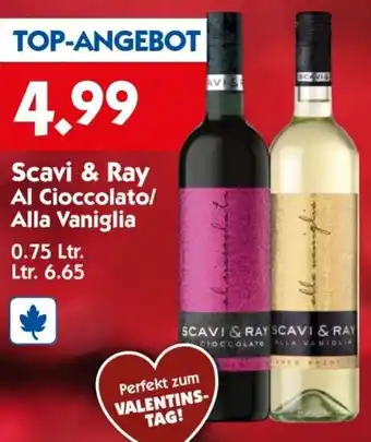 Hol'ab Getränkemarkt Scavi & Ray Al Cioccolato/ Alla Vaniglia 0.75 Ltr. Angebot