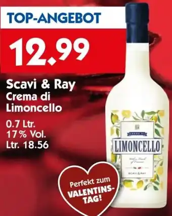 Hol'ab Getränkemarkt Scavi & Ray Crema di Limoncello 0.7 Ltr. Angebot