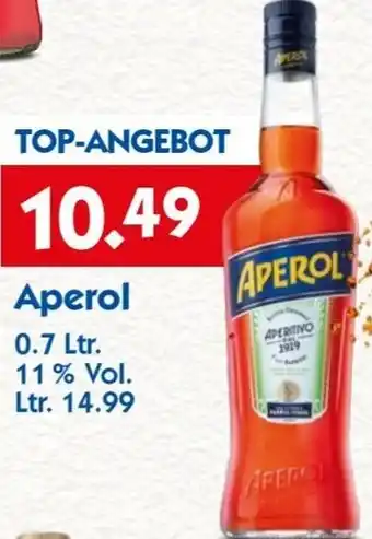 Hol'ab Getränkemarkt Aperol 0.7 Ltr. Angebot