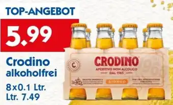 Hol'ab Getränkemarkt Crodino alkoholfrei 8x0.1 Ltr. Angebot