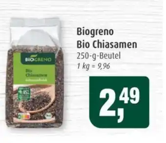 Markant Biogreno Bio Chiasamen 250-g-Beutel Angebot